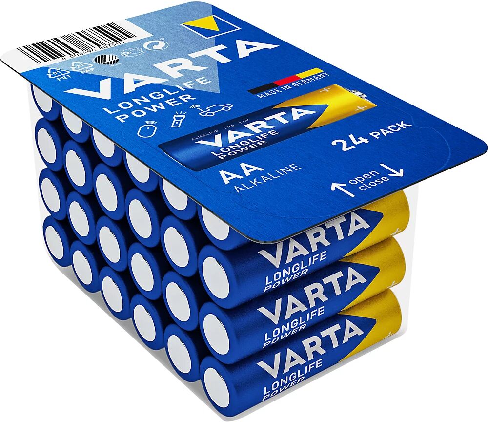 Varta Batería LONGLIFE Power, AA, UE 24 unid.