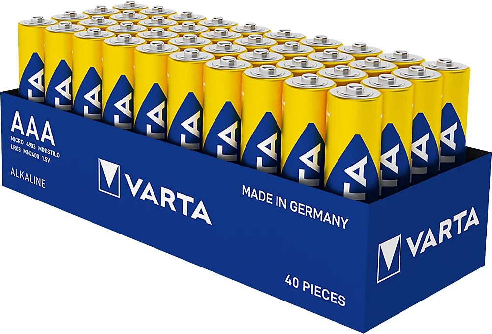 Varta Batería LONGLIFE Power, AAA, UE 40 unid.