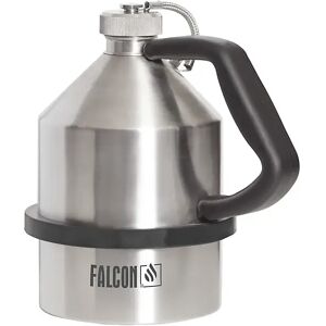 Falcon Recipiente de seguridad para almacén y transporte con caperuza roscada, acero inoxidable, capacidad 2 l