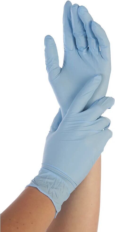 kaiserkraft Guantes de nitrilo desechables SAFE LIGHT, azul, talla 11 (XXL), UE 900 unid.