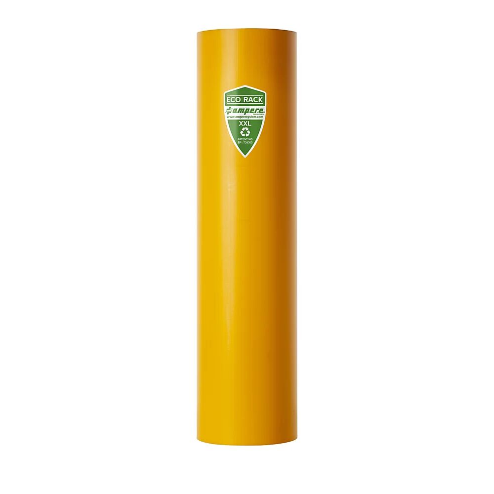 Ampere Protección antichoque para estanterías, de plástico reciclado, anchura del poste de estantería 111 - 120 mm