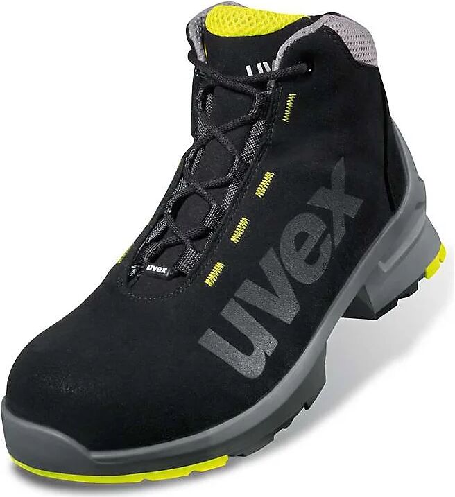 Uvex Bota de protección ESD S2 SRC, con puntera sin metales, 1 par, ancho 12, talla 48