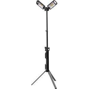 Ansmann Foco de trabajo con batería Tripod WL5000R, 2 módulos LED, 5000 lm, blanco neutro