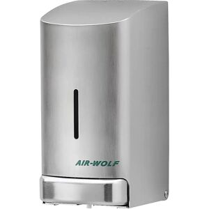 AIR-WOLF Dispensador de jabón de acero inoxidable, capacidad 0,8 l, acero inoxidable, cepillado