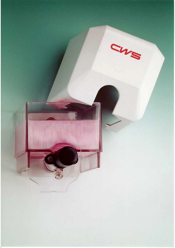 CWS Dispensador de jabón y gel de ducha, 200 ml, rellenable a voluntad, H x A x P 95 x 80 x 94 mm