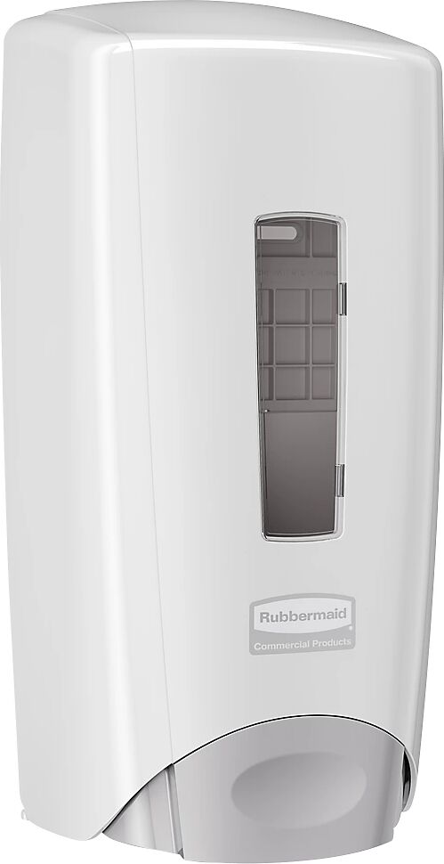 Rubbermaid Dispensador de jabón FLEX™, cantidad de llenado 1,3 l, plástico blanco