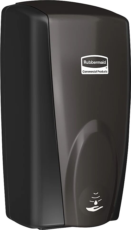 Rubbermaid Dispensador de jabón/desinfectante NO-TOUCH, cantidad de llenado 1,1 l, plástico, negro-negro perla