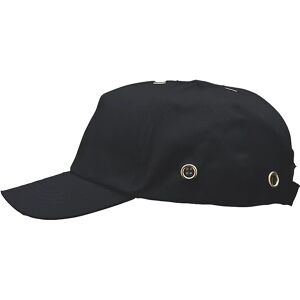 Voss Gorra antigolpes, tapizado de tela, negro