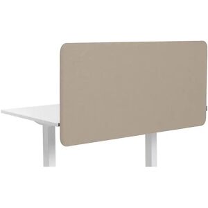 kaiserkraft Pared separadora acústica para mesa Softline Salsa, suspendida hacia abajo, H x A 650 x 1800 mm, textil, beige