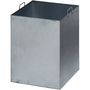 VAR Cubo interior galvanizado, para cenicero de 430 x 430 mm, rectangular