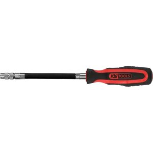 KS Tools Destornillador de puntas de 1/4'' ERGOTORQUEplus, flexible, longitud 200 mm