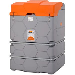 CEMO Depósito de lubricantes CUBE, Outdoor Premium, con tapa abatible, capacidad 2500 l