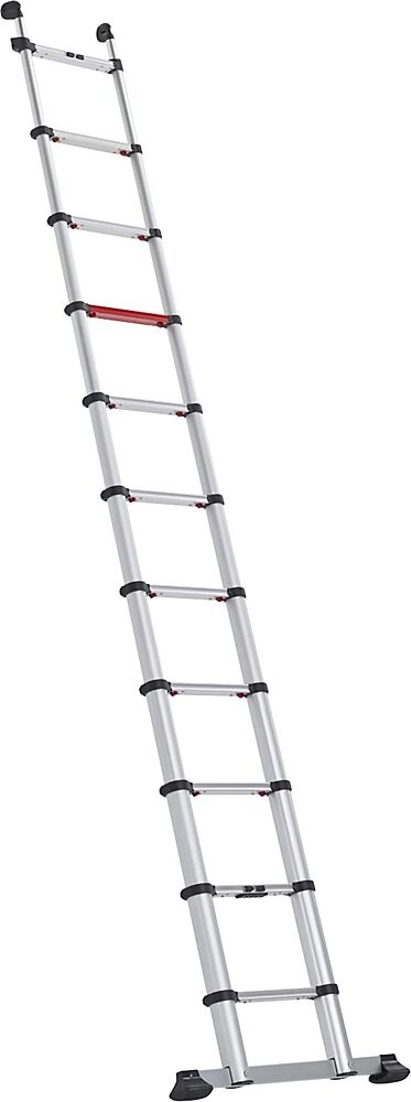 Altrex Escalera de mano telescópica, Smart Up Active, 11 peldaños, longitud 3,4 m