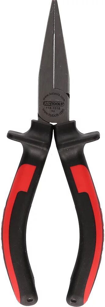 KS Tools Alicate plano ERGOTORQUE, mango de 2 componentes, Ø 5 mm, longitud 160 mm