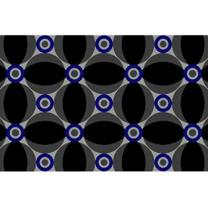 NOTRAX Estera contra la suciedad, Déco Design™, L x A 900 x 600 mm, azul y negro