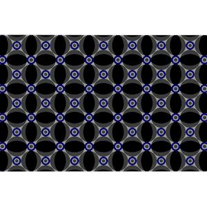 NOTRAX Estera contra la suciedad, Déco Design™, L x A 1800 x 1200 mm, azul y negro