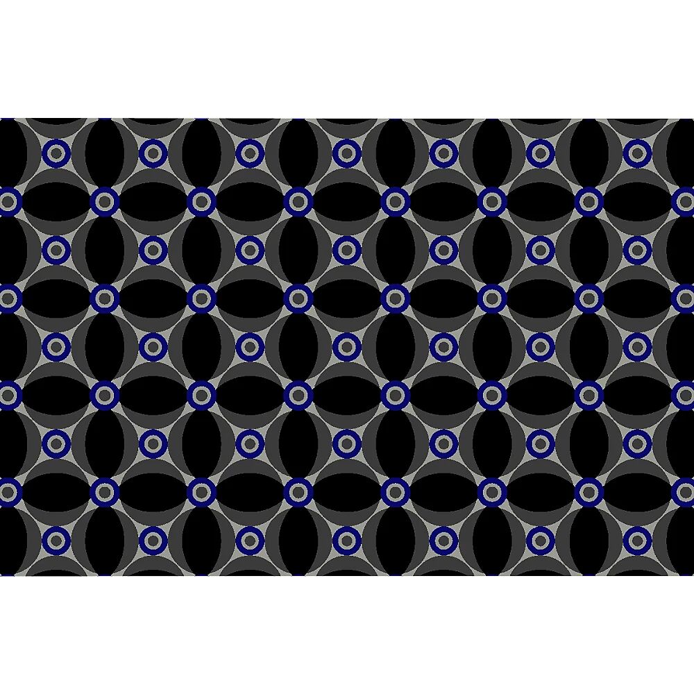 NOTRAX Estera contra la suciedad, Déco Design™, L x A 1800 x 1200 mm, azul y negro