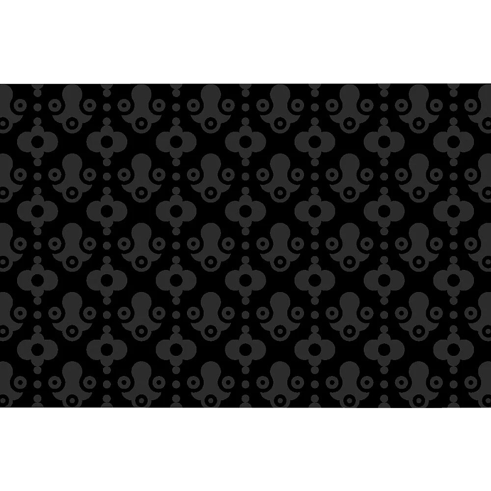 NOTRAX Estera contra la suciedad, Déco Design™, L x A 1800 x 1200 mm, negro y gris