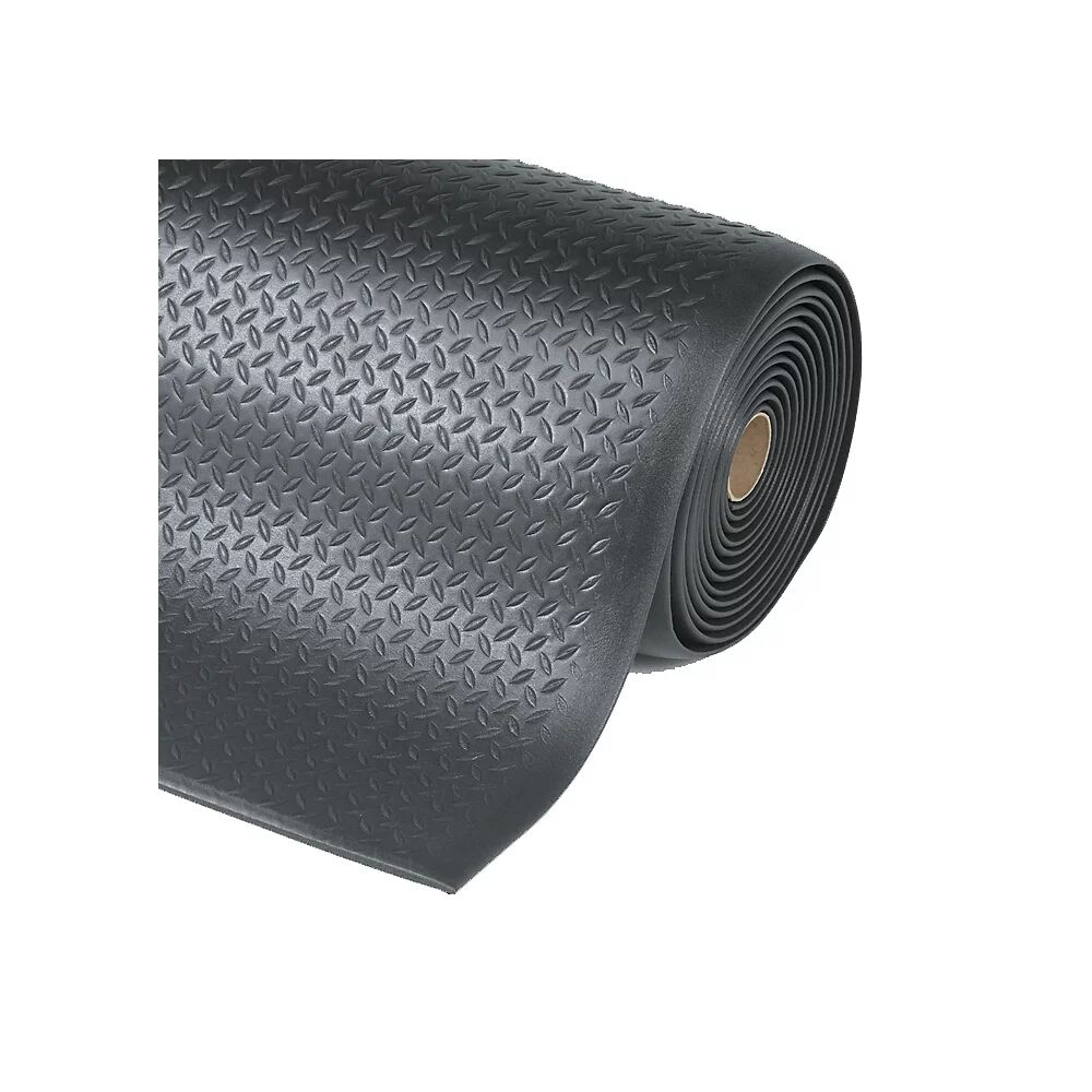 NOTRAX Estera para puesto de trabajo, Diamond Sof-Tred™, anchura 600 mm por m lin., negro