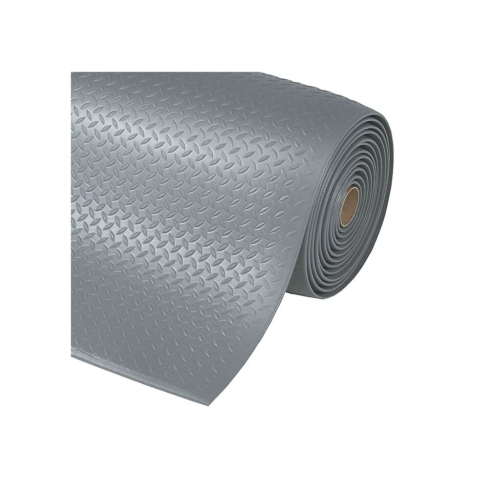 NOTRAX Estera para puesto de trabajo, Diamond Sof-Tred™, anchura 600 mm por m lin., gris