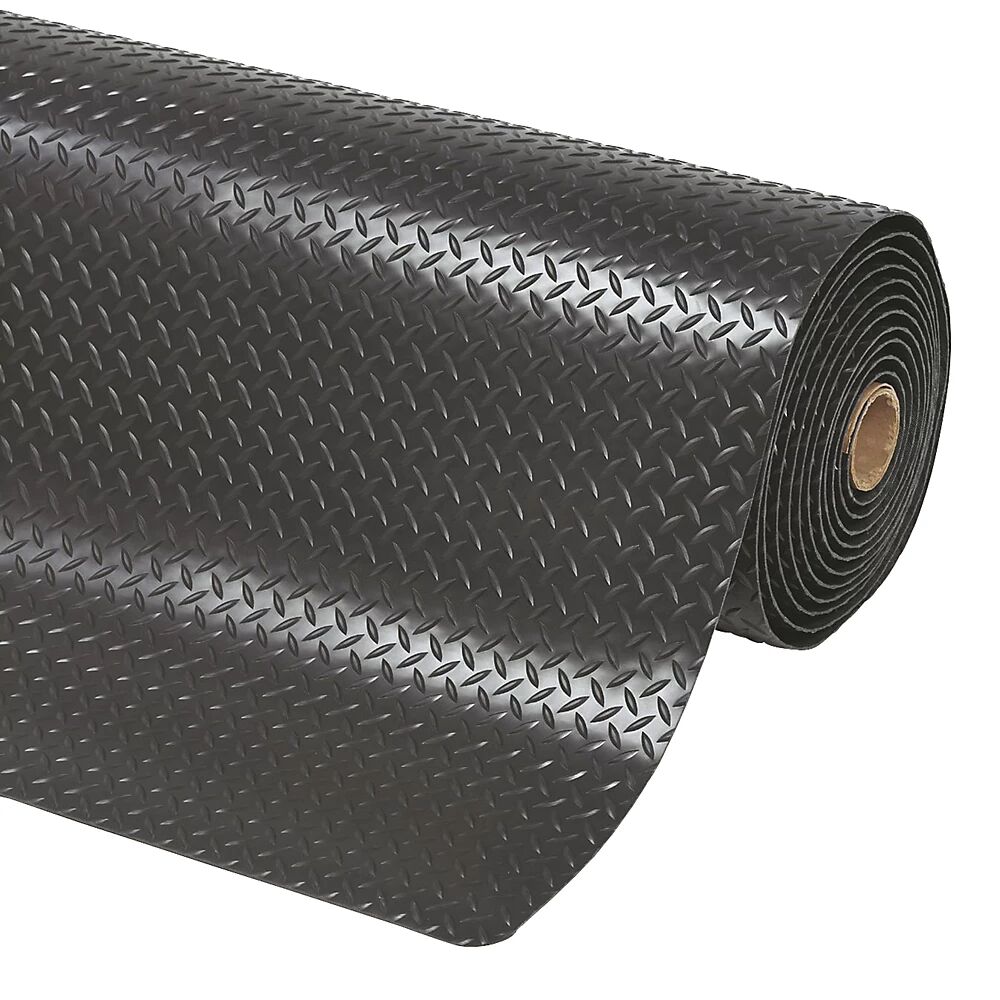 NOTRAX Estera antifatiga Cushion Trax®, por m lin., PVC, negro, anchura 910 mm