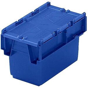 kaiserkraft Recipiente apilable reutilizable KAIMAN, capacidad 6 l, L x A x H 300 x 200 x 200 mm, azul, a partir de 10 unid.