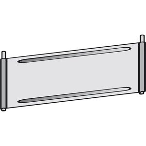 hofe Chapa separadora para estantería de compartimentos, galvanizada, para baldas, A x P 1000 x 600 mm