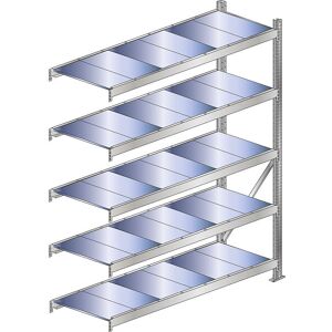 SCHULTE Estantería amplia, carga por balda 500 kg, anchura de compartimento 2250 mm, estantería de ampliación, altura 3000 mm, profundidad 1000 mm