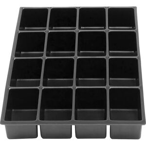 BISLEY Pieza insertable para cajones MultiDrawer™, formato DIN A4, 48 mm de altura, 16 compartimentos