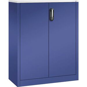 C+P Armario auxiliar para archivadores ACURADO, 3 pisos de archivadores, H x A x P 1200 x 930 x 400 mm, azul lapislázuli / azul lapislázuli