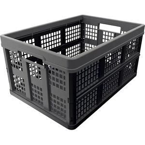 kaiserkraft Caja plegable CLAX, capacidad 46 l, gris, a partir de 10 unid.