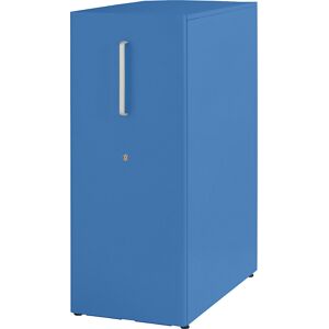 BISLEY Mueble auxiliar Tower™ 3, con cubierta, colocación a la derecha, 3 baldas, azul