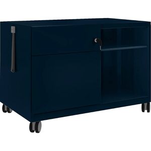 BISLEY Note™ CADDY, H x A x P 563 x 800 x 490 mm, a la izquierda 1 cajón universal y archivador colgante, prusia