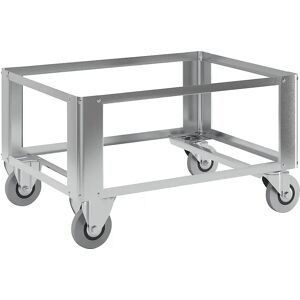 ZARGES Carrito de aluminio W152, para caja de aluminio, L x A x H exteriores 790 x 590 x 452,5 mm