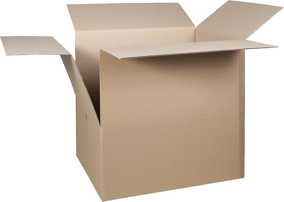 kaiserkraft Caja plegable, FEFCO 0201, de papel ondulado doble, dimensiones interiores 780 x 580 x 750 mm, UE 100 unid.