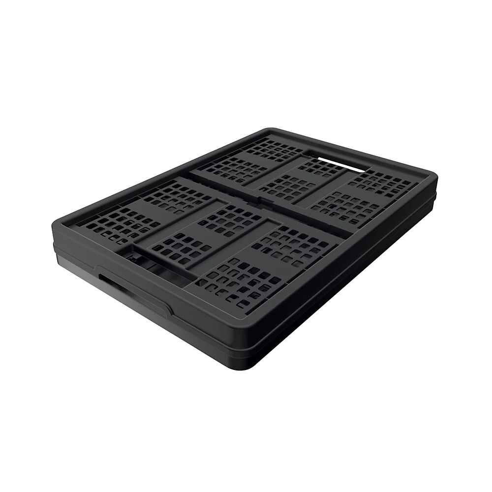 kaiserkraft Caja plegable CLAX, capacidad 46 l, negra