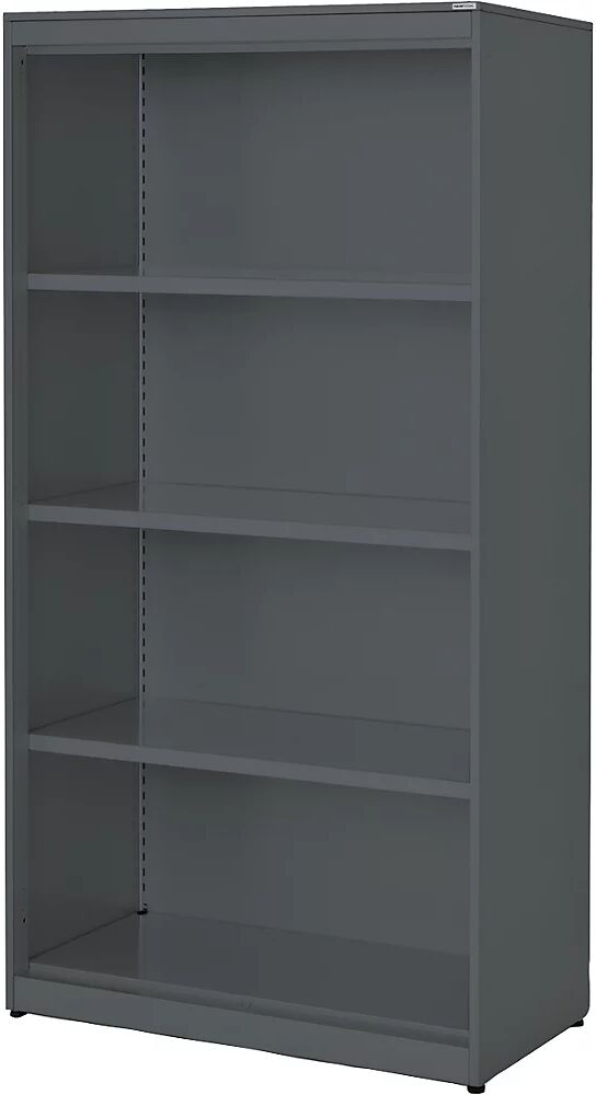 mauser Estantería combinada, H x A x P 1516 x 800 x 432 mm, tablero de acero, 3 baldas, gris antracita