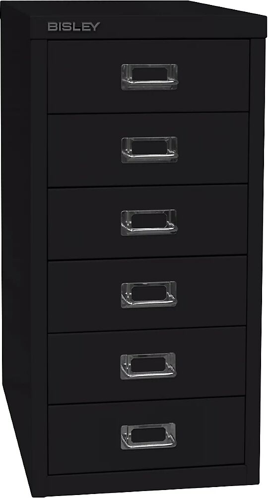 BISLEY Serie 29 MultiDrawer™, DIN A4, 6 cajones, negro