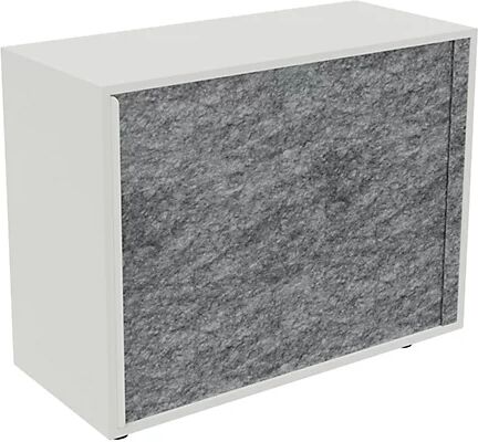 kaiserkraft Armario de persiana NEOTEX con frente acústico, H x A x P 775 x 1000 x 440 mm, frente gris granito