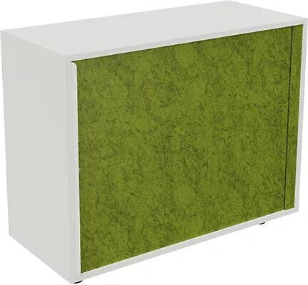 kaiserkraft Armario de persiana NEOTEX con frente acústico, H x A x P 775 x 1000 x 440 mm, frente verde manzana