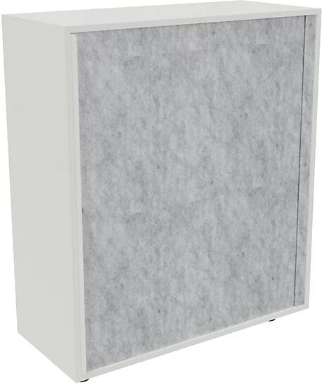 kaiserkraft Armario de persiana NEOTEX con frente acústico, H x A x P 1150 x 1000 x 440 mm, frente gris marmóreo