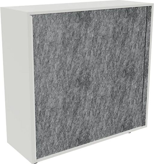 kaiserkraft Armario de persiana NEOTEX con frente acústico, H x A x P 1150 x 1200 x 440 mm, frente gris granito