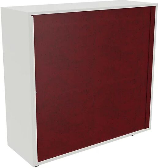 kaiserkraft Armario de persiana NEOTEX con frente acústico, H x A x P 1150 x 1200 x 440 mm, frente rojo púrpura