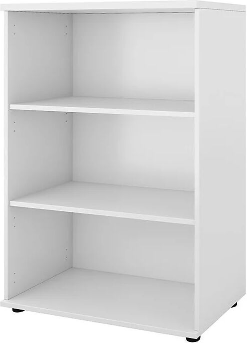 kaiserkraft Estantería de oficina Portland, H x A x P 1138 x 800 x 420 mm, blanco cepillado