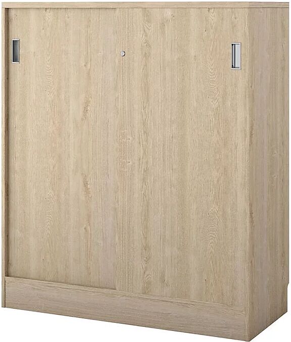 kaiserkraft Armario Chicago con puertas correderas, H x A x P 1353 x 1215 x 400 mm, roble