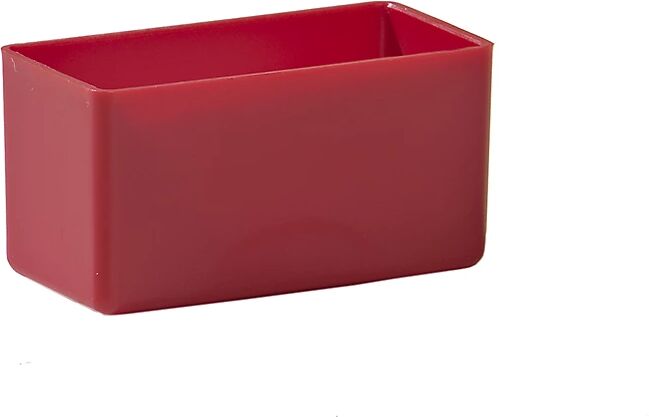 kaiserkraft Caja insertable de tamaño especial, poliestireno, UE 50 unid., L x A x H 58 x 29 x 30 mm, rojo