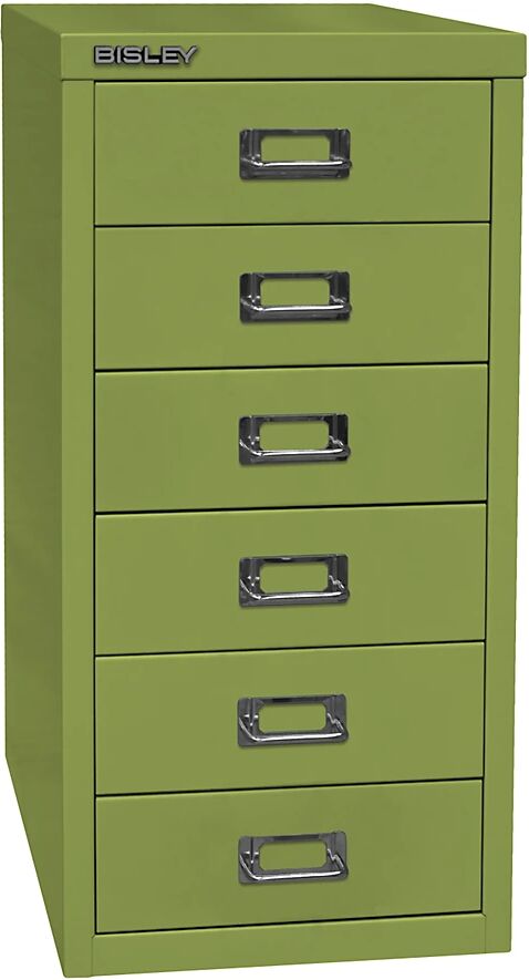 BISLEY Serie 29 MultiDrawer™, DIN A4, 6 cajones, verde