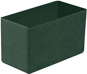 kaiserkraft Caja insertable, altura 63 mm, verde, LxA 108x54 mm, UE 50 unidades