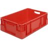 kaiserkraft Recipiente industrial, capacidad 30 l, L x A x H 600 x 400 x 180 mm, UE 5 unid., rojo