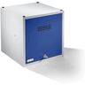 Wolf Casillero individual bajo llave, ampliable, H x A x P 500 x 500 x 500 mm, con cerradura de cilindro de seguridad, puerta en azul genciana